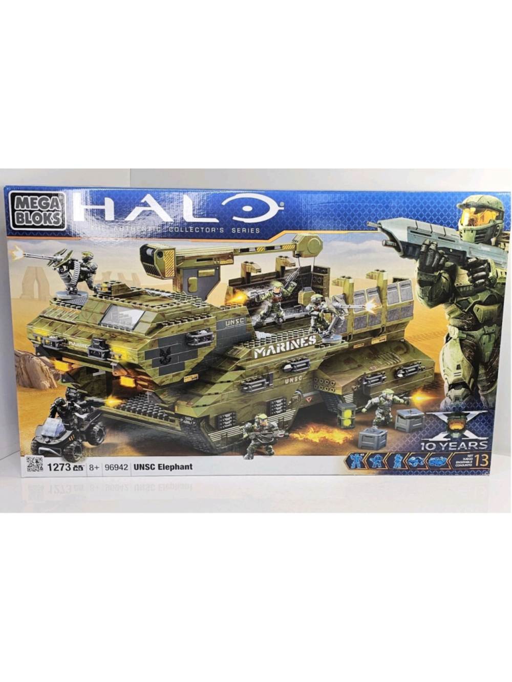SEALED Mega Bloks Halo UNSC Elephant Model #96942 Jumbo Set New
